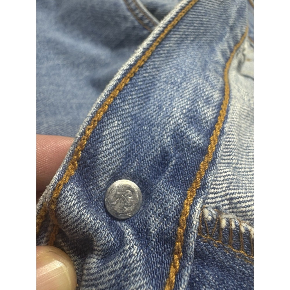 Vintage 80s Levi's 501 Button Fly Denim Jeans Straight Leg 38x30 Mint Condition - Picture 16 of 16